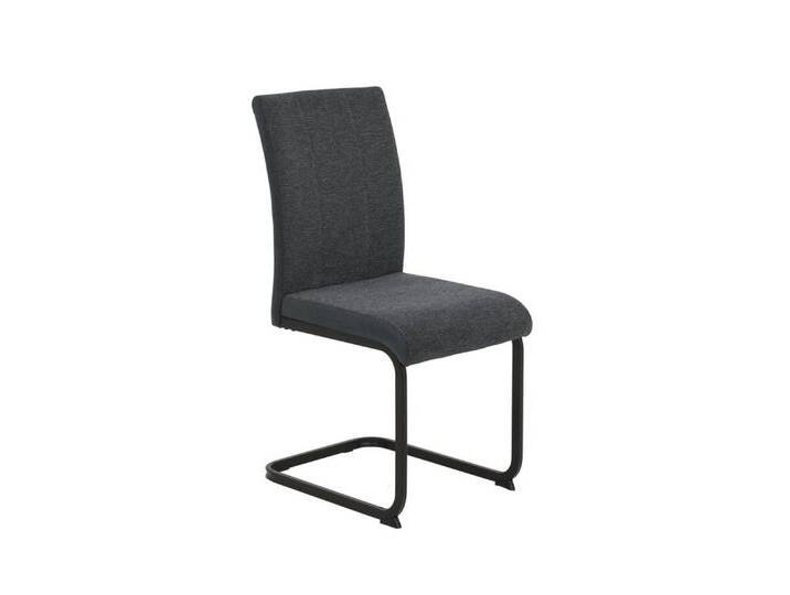 HELA Esszimmerstuhl Freischwinger LINN 2er Set BHT 43x47x42 cm Polsterstuhl, anthrazit von Hela-Tische
