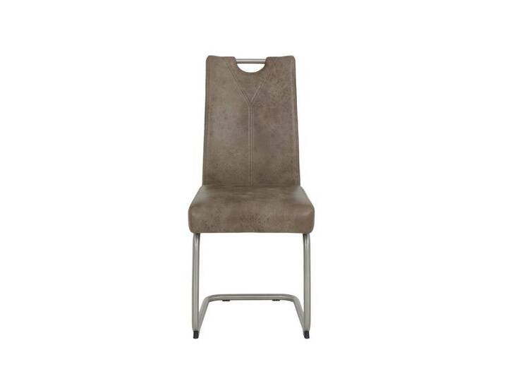 HELA Esszimmerstuhl Freischwinger SOPHIA S 4er Set LBH 43x58x99 cm Polsterstuhl, VT Schlamm von Hela-Tische