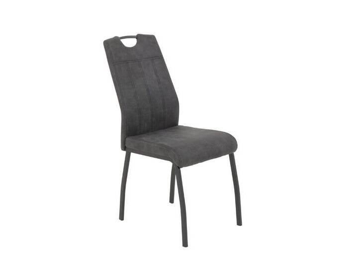 HELA Esszimmerstuhl Polsterstuhl ELIF II 2er Set BHT 44x48x43 cm Esszimmerstuhl, anthrazit HELA Esszimmerstuhl Polsterstuhl ELIF II 2er Set BHT 44x48x43 cm Esszimmerstuhl, anthrazit von Hela-Tische