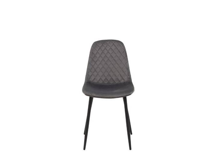 HELA Esszimmerstuhl Polsterstuhl MIRA S 4er Set LBH 44x53.50x89 cm Esszimmerstuhl, grau, Grau von Hela-Tische