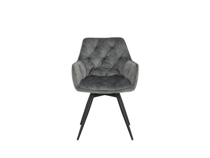 HELA Esszimmerstuhl Sessel FLORENTINA S 2er Set LBH 49x63x84 cm, grau, VT Grau von Hela-Tische