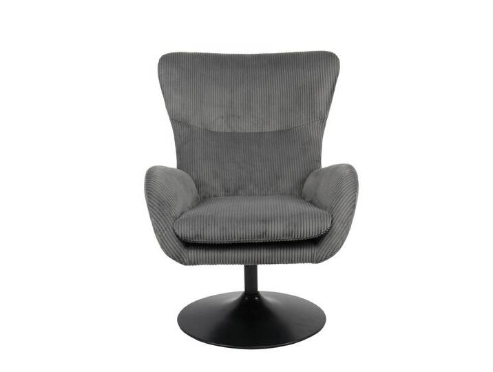 Hela Sessel SAMOS LS ca.B72 H96 T81 cm in Microf. Breitcord dklgr von Hela-Tische