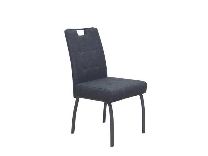Hela Stuhl LINZ S ca. B48 H97 T65 cm in Stoff Brego anthrazit 28 Hela Stuhl LINZ S ca. B48 H97 T65 cm in Stoff Brego anthrazit 28 von Hela-Tische
