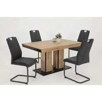 Essgruppe Britta I Eiche anthrazit Holzwerkstoff B/H/T: ca. 220x76x90 cm Essgruppe Britta I Eiche anthrazit Holzwerkstoff B/H/T: ca. 220x76x90 cm von Hela