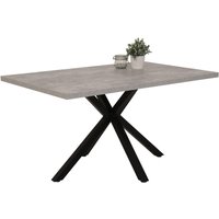 Esstisch CLEO I Beton Optik anthrazit B/H/T: ca. 140x76x90 cm von Hela