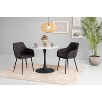 Home affaire Esszimmerstuhl "HANNA", (Set), 2 St., Microfaser-Webstoff von home affaire