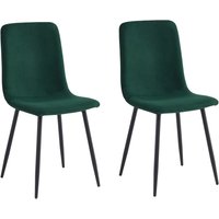 HELA 4-Fußstuhl "LEIPZIG" (Set) 2 Stk.4-Fuß,Rundrohrgestell konisch,Cordoptik,Sitzschale gespolstert von Hela