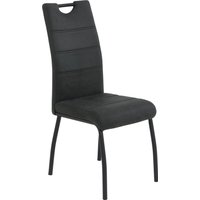 HELA 4-Fußstuhl "PETRA" (Set) 1 Stk.Vierfußstuhl; Vintage Optik; mit Griff; Rundrohrgestell von Hela