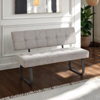 HELA Essbank "LUISE", Sitzbank mit Federkern, extra dicke Polsterung im Sitz und Rücken, Breite 140 cm von Hela
