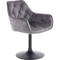 HELA Esszimmerstuhl "BIRTE" (Set) 1 Stk. Velours Drehfunktion, als Einzelstuhl oder im 2er-Set von Hela