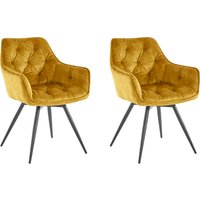 HELA Esszimmerstuhl "Mara" (Set) 2 Stk.Drehstuhl, Teddy Bezug, Webstoff oder Samtvelours von Hela