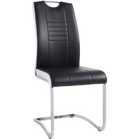 HELA Esszimmerstuhl "Tabea Freischwinger BESTSELLER verschiedene Stoffqualitäten" (Set) 2 Stk.2 oder 4 Stück, Schwingstuhl, Microfaser Vintage oder Kunstleder von Hela