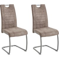 HELA Esszimmerstuhl "Ulla", (Set), 2 St., Microfaser, Schwingstuhl, 2 oder 4 Stück von Hela