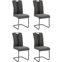 HELA Freischwinger "Amber", (Set), 4 St., Webstoff, 2 oder 4 Stück, Bezug aus Webstoff von Hela