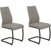 HELA Freischwinger "Ariana, Esszimmerstuhl" (Set) 2 Stk.Zertifizierter "Waterfree" Stoff - sehr Robust, 140 kg belastbar von Hela