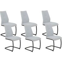 HELA Freischwinger "Ariana, Esszimmerstuhl" (Set) 6 Stk.Zertifizierter "Waterfree" Stoff - sehr Robust, 140 kg belastbar von Hela