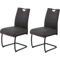 HELA Freischwinger "FLORA Freischwinger mit Griff, 140kg belastbar" (Set) 2 Stk.XL-Esszimmerstuhl, Federkern für Sitzkomfort von Hela