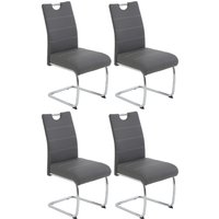 HELA Freischwinger "FLORA Freischwinger mit Griff, 140kg belastbar" (Set) 4 Stk.XL-Esszimmerstuhl, Federkern für Sitzkomfort von Hela