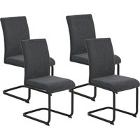 HELA Freischwinger "LINN" (Set) 4 Stk.Esszimmerstuhl im praktischen 2er oder 4er Set von Hela