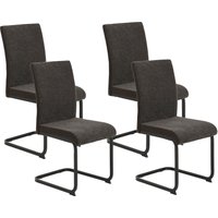 HELA Freischwinger "LINN" (Set) 4 Stk.Esszimmerstuhl im praktischen 2er oder 4er Set von Hela