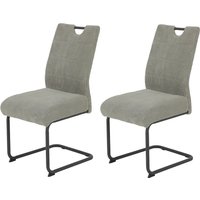 HELA Freischwinger "MERKUR XL" (Set) 2 Stk.Federkern, 140 Kg Belastbarkeit, Cord Bezug, 2er & 4er Set von Hela