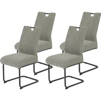 HELA Freischwinger "MERKUR XL" (Set) 4 Stk.Federkern, 140 Kg Belastbarkeit, Cord Bezug, 2er & 4er Set von Hela