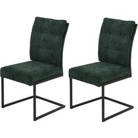 HELA Freischwinger "OLIVIA Esszimmerstuhl" (Set) 2 Stk.XL-Breite, Komfortsitz, Viskoseschaum, Griff Lehne, mit Kissen von Hela