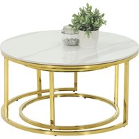 HELA Satztisch "LUIS Topseller, Couchtisch rund" Set, 2 Stk. tlg. 2er Set, 12mm Sinterstein; Marmoroptik, Boho Wohnzimmertisch HELA Satztisch "LUIS Topseller, Couchtisch rund" Set, 2 Stk. tlg. 2er Set, 12mm Sinterstein; Marmoroptik, Boho Wohnzimmertisch von Hela