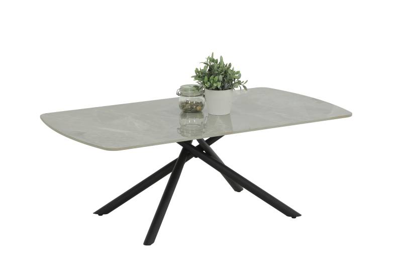 Hela Couchtisch FREDI in Marmoroptik grau/schwarz 12/03 von Hela