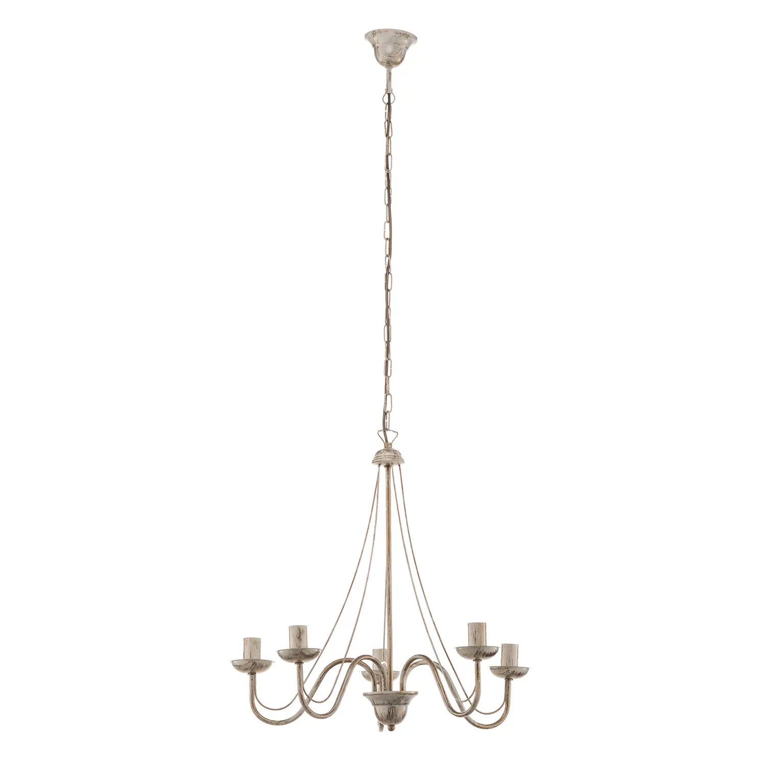 B-Ware Helam Kronleuchter Malbo Hängeleuchte Deckenlampe Lampe Fünfflammig In Weiß698 B-Ware Helam Kronleuchter Malbo Hängeleuchte Deckenlampe Lampe Fünfflammig In Weiß698 von Helam