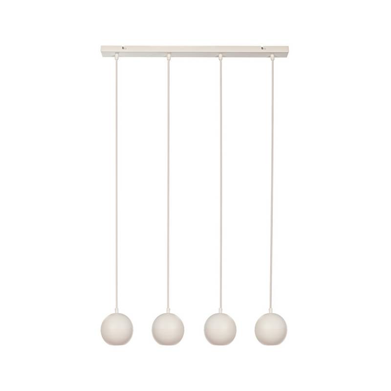 Helam Hängeleuchte Pendelleuchte Lampe Led 4 Flammig Länglich Sandfarben B-Ware von Helam
