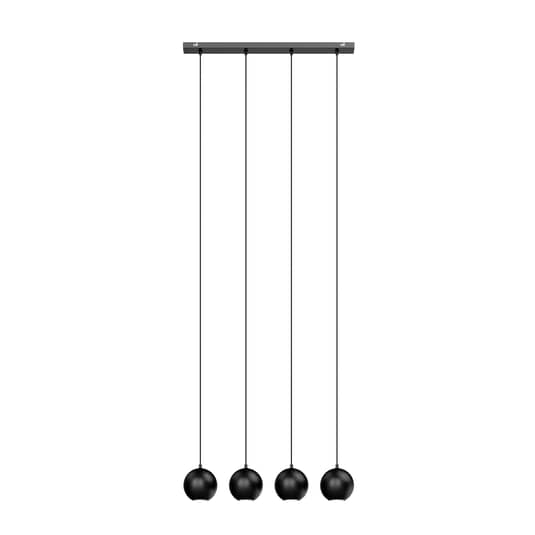Helam Pendelleuchte Midnight Deckenlampe Hängelampe Led Gu10 Schwarz 4 Flg Lang B-Ware Helam Pendelleuchte Midnight Deckenlampe Hängelampe Led Gu10 Schwarz 4 Flg Lang B-Ware von Helam