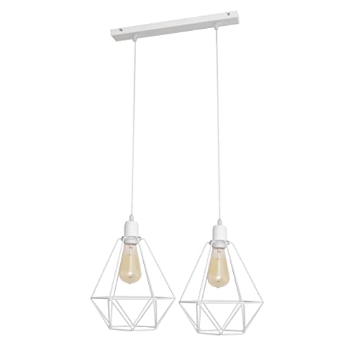 Kronleuchter KARO 2xE27/60W/230V weiß von Helam