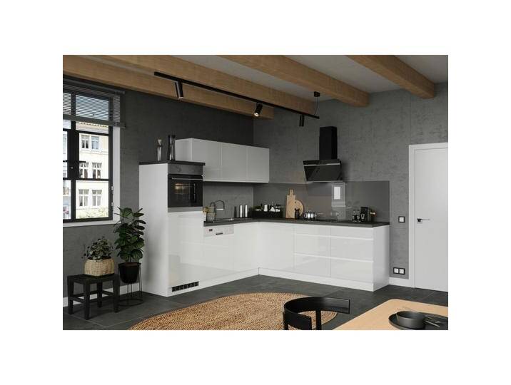 Eckküche Monza mit Geräten ca. 240x240 cm Weiß/Grau Eckküche Monza mit Geräten ca. 240x240 cm Weiß/Grau von Held-Möbel