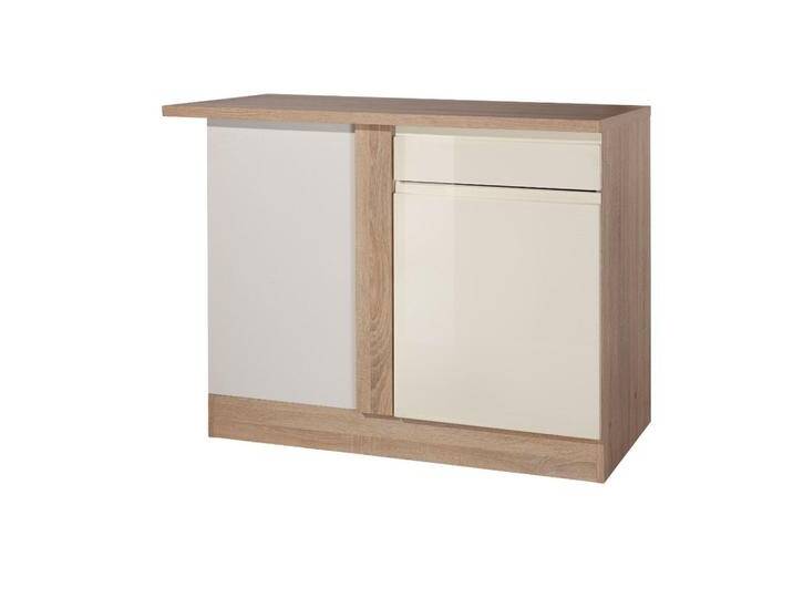 Eckunterschrank in Creme/Eiche 'Cardiff' Eckunterschrank in Creme/Eiche 'Cardiff' von Held-Möbel
