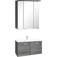 welltime Badmöbel-Set "Ravenna", (2 St.), Breite 80 cm, Bad-Unterschrank mit 2 Türen von Welltime