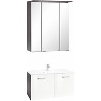 welltime Badmöbel-Set "Ravenna", (2 St.), Breite 80 cm, Bad-Unterschrank mit 2 Türen von Welltime
