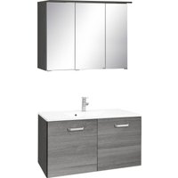 welltime Badmöbel-Set "Ravenna", (2 St.), Breite 90 cm, Spiegelschrank und Waschtisch von Welltime