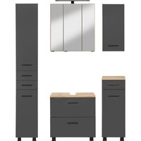 HELD MÖBEL Badmöbel-Set ""Trento", Badezimmer-Set, Hängeschrank, Unterschrank, Hochschrank", (5 St.) von Held Möbel