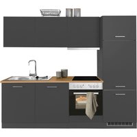 KOCHSTATION Küchenzeile "KS-Kehl", mit E-Geräten, Breite 240 cm, inkl. Kühlschrank KOCHSTATION Küchenzeile "KS-Kehl", mit E-Geräten, Breite 240 cm, inkl. Kühlschrank von Kochstation