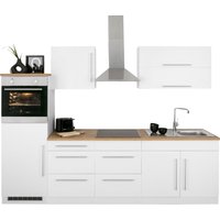 KOCHSTATION Küchenzeile "KS-Samos" Breite 270 cm, wahlweise mit E-Geräten und Induktionskochfeld von Kochstation