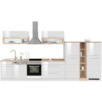 HELD MÖBEL Küchenzeile "Wien", wahlweise mit und ohne E-Geräten, Breite 420 cm von Kochstation