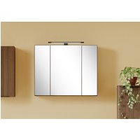welltime Spiegelschrank, Welltime, Breite 80 cm, gedämpfte Scharniere, inkl. Steckdose von Welltime