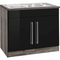 KOCHSTATION Spülenschrank "KS-Samos", 100 cm breit, inkl. Einbauspüle von Kochstation