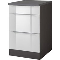 KOCHSTATION Unterschrank "KS-Brindisi", 50 cm breit, inklusive 2 großer Auszüge von Kochstation
