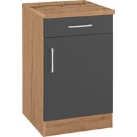 KOCHSTATION Unterschrank "KS-Colmar", 50 cm, mit Metallgriff, für viel Stauraum von Kochstation