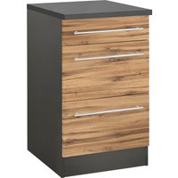KOCHSTATION Unterschrank "KS-Samos", 50 cm breit, mit 2 großen Auszügen von Kochstation
