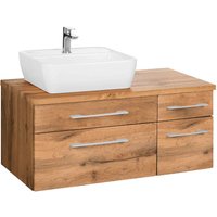 welltime Waschbeckenunterschrank "Davos", Badmöbel, Waschtisch inkl. Waschbecken, Breite 90 cm von Welltime