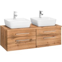 welltime Waschbeckenunterschrank "Davos", Badmöbel, Waschtisch inkl. Waschbecken, Breite 120 cm von Welltime