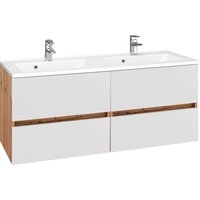 welltime Waschbeckenunterschrank "Lucca" Badmöbel, Waschtisch inkl. Waschbecken, Breite 120 cm von Welltime